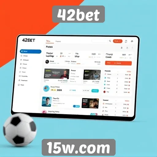 Experiência do usuário na navegação do 42bet